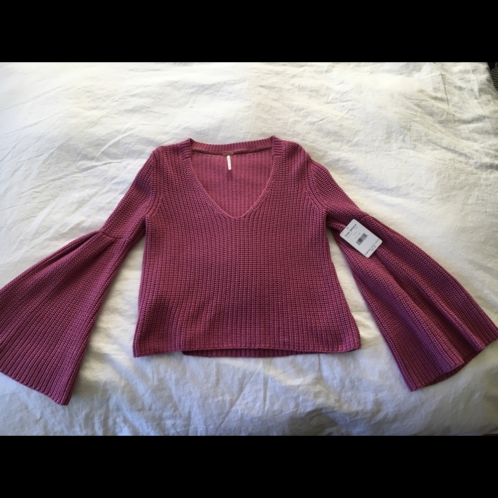 Free People Bell Sleeve Sweater